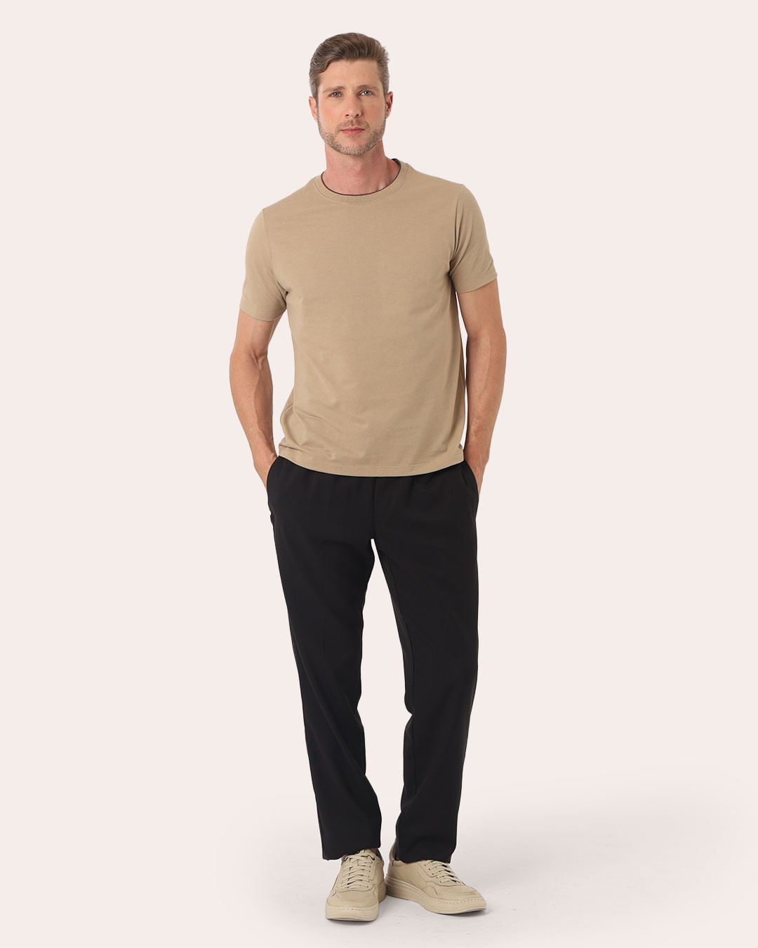 Camiseta-Piquet-Friso-Bge---Marrom