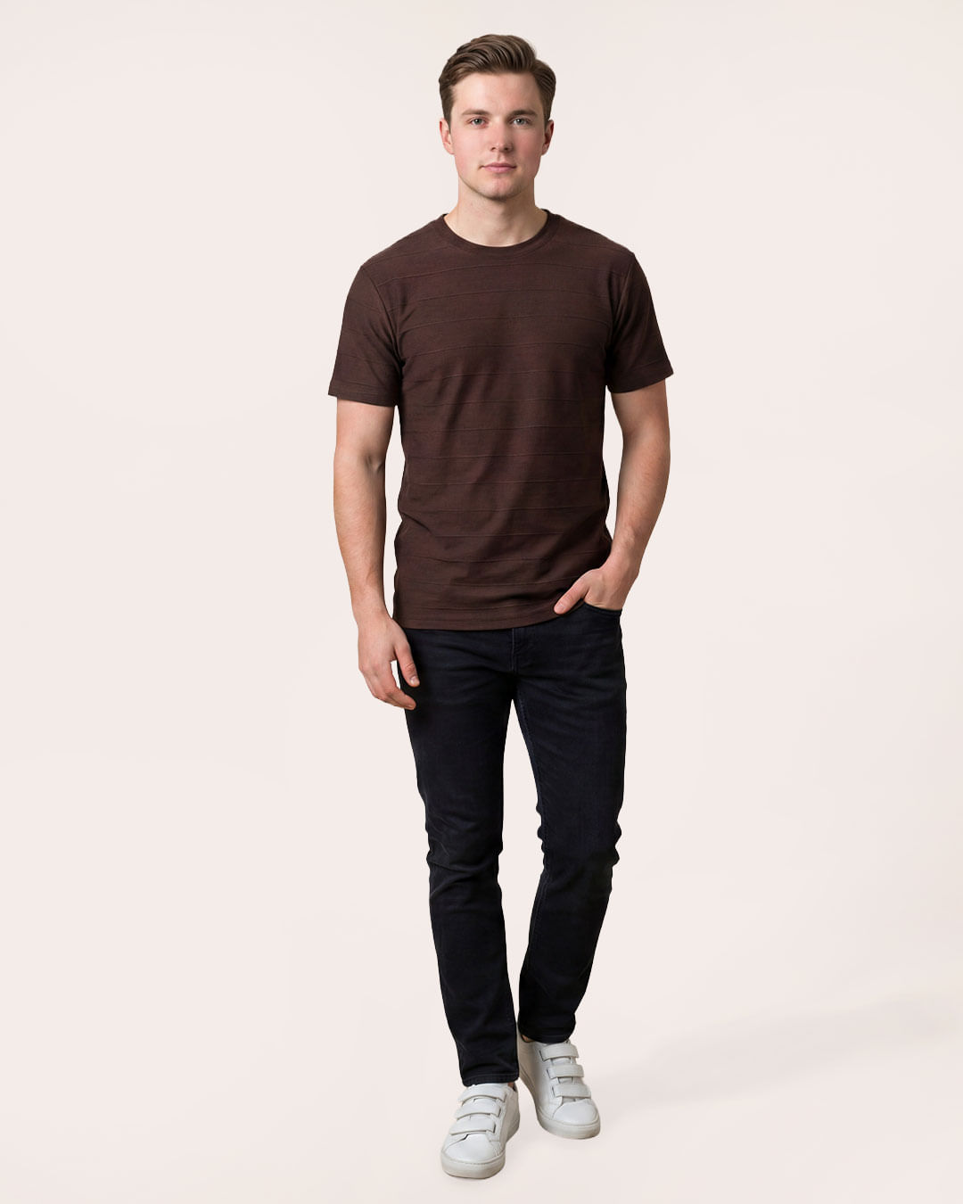 Camiseta-Mc-Basic-Listra-Emc2199-Marrom---Marrom