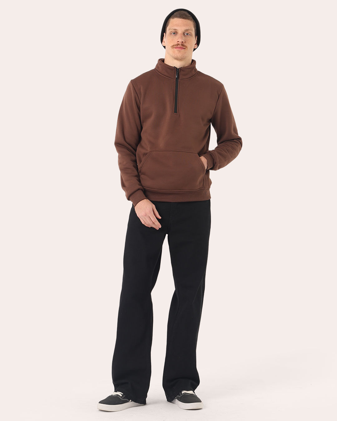 Moletom-Fech-Tfh01-Zipper-Gola-Marrom---Marrom