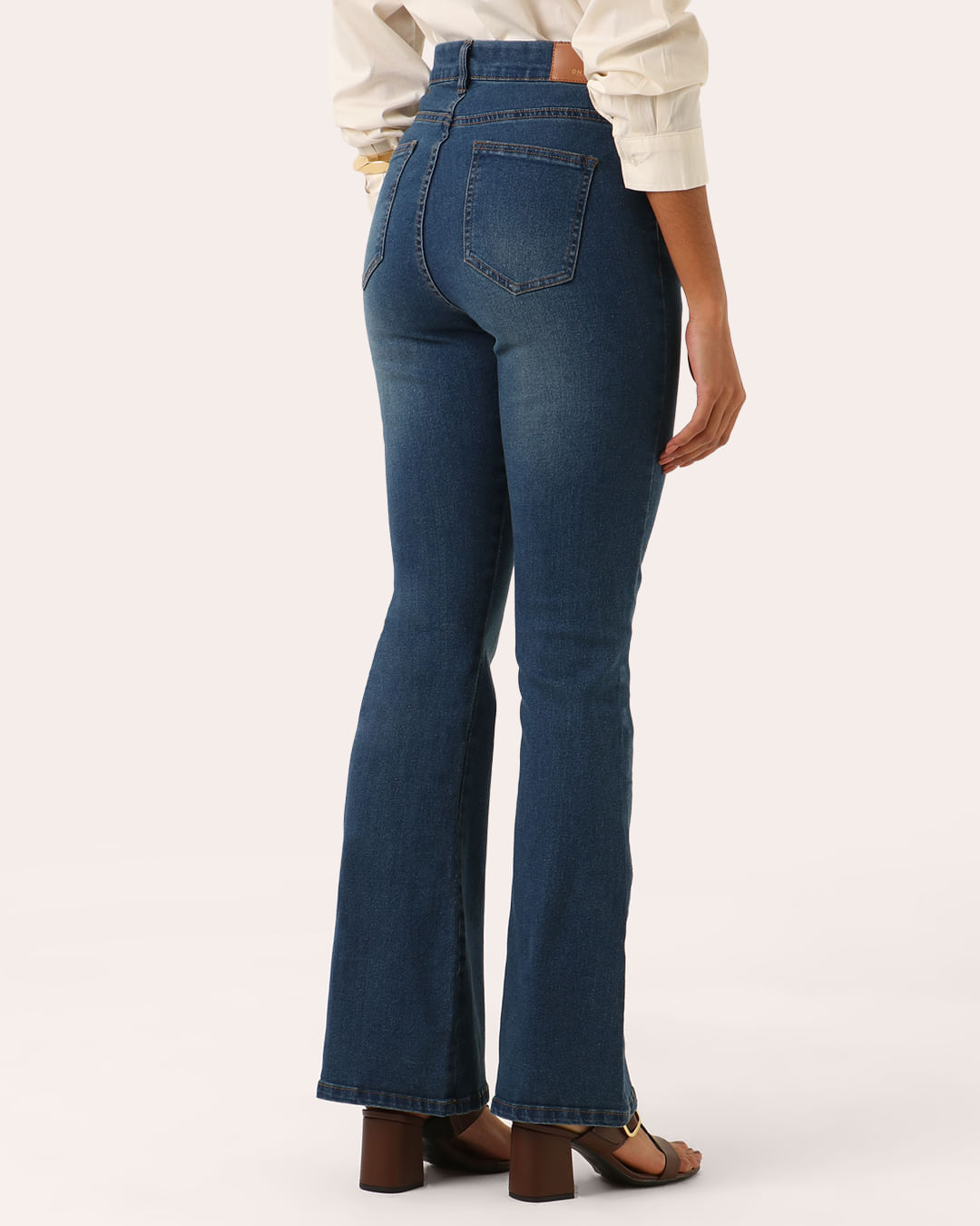 Calca-Jns-Flare-Cintura-Alta-Azm---Jeans-Blue