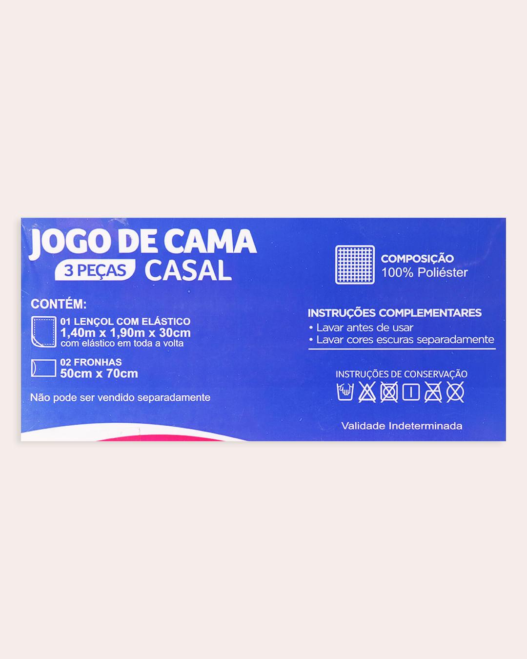 Jg-Cama-Cs-Basic-3-Pcs-30cm-Estampado---Branco-Outros