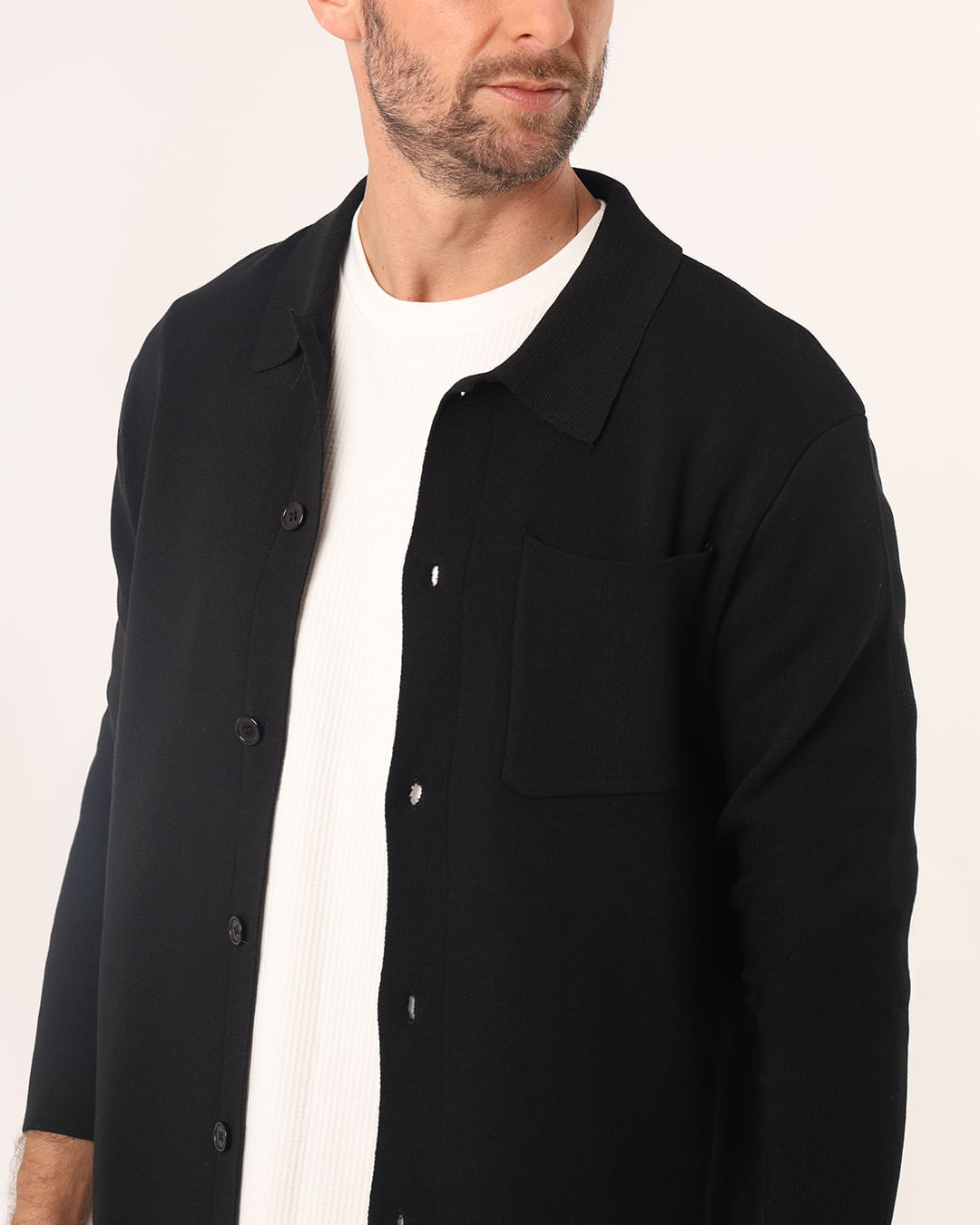 Camisa-Ml-Tricot-Pt---Preto