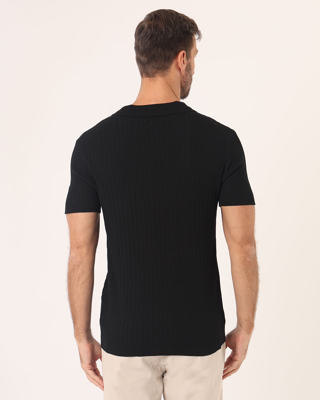 Polo-Tricot-V-Text-Pto---Preto