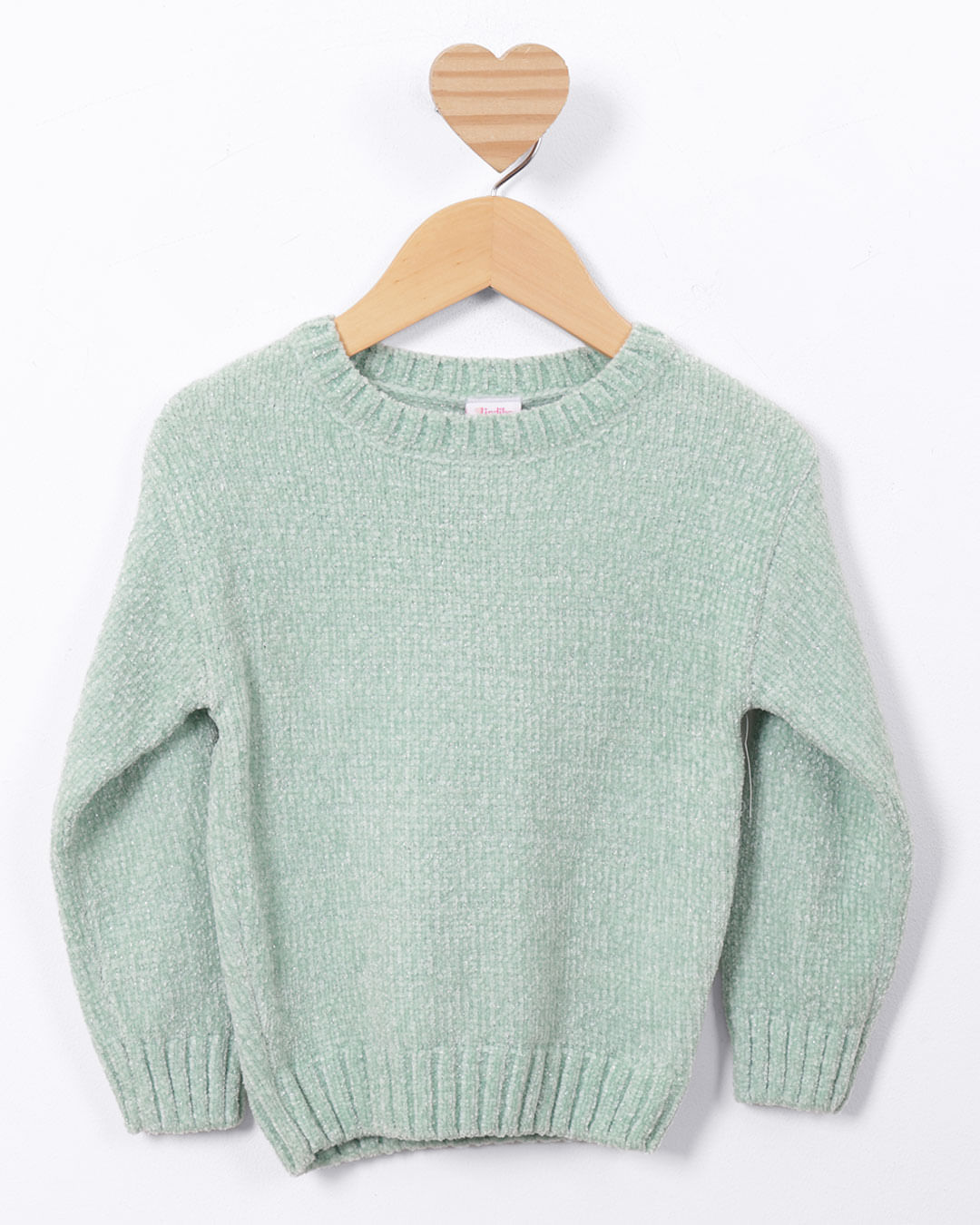 Blusao-Chinilbch-Lurex2603-Liso-Glit-Fe---Verde