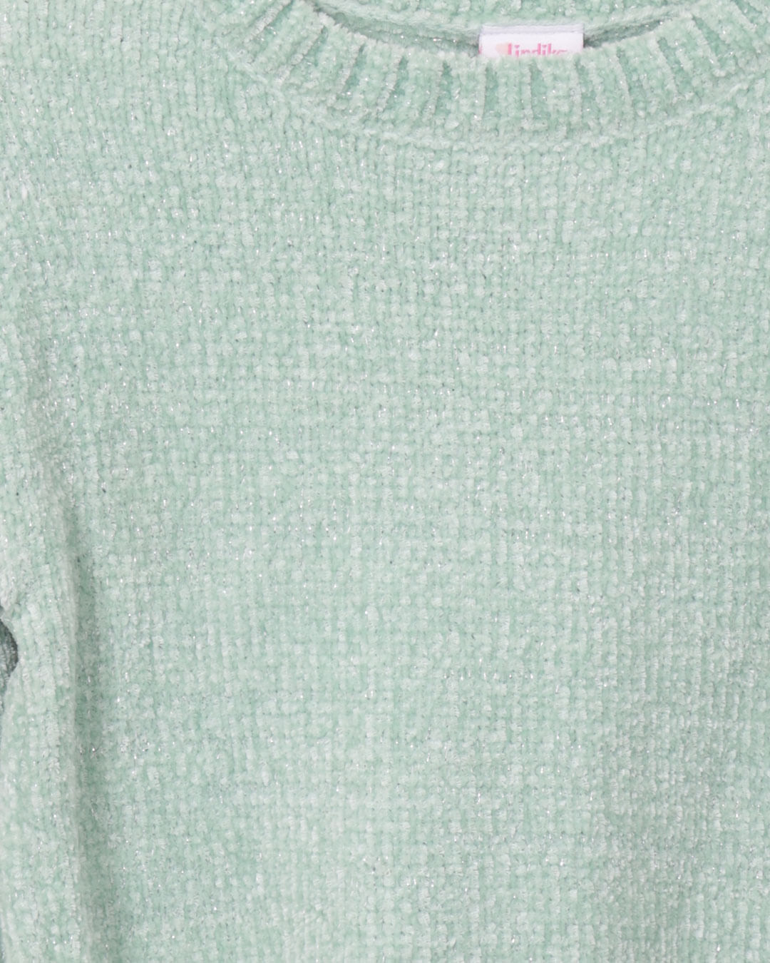 Blusao-Chinilbch-Lurex2603-Liso-Glit-Fe---Verde