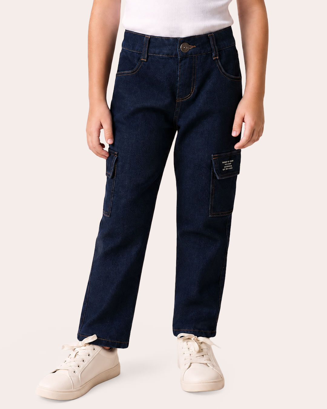 Calca-Cargo-Jeans-M-48---Jeans-Blue