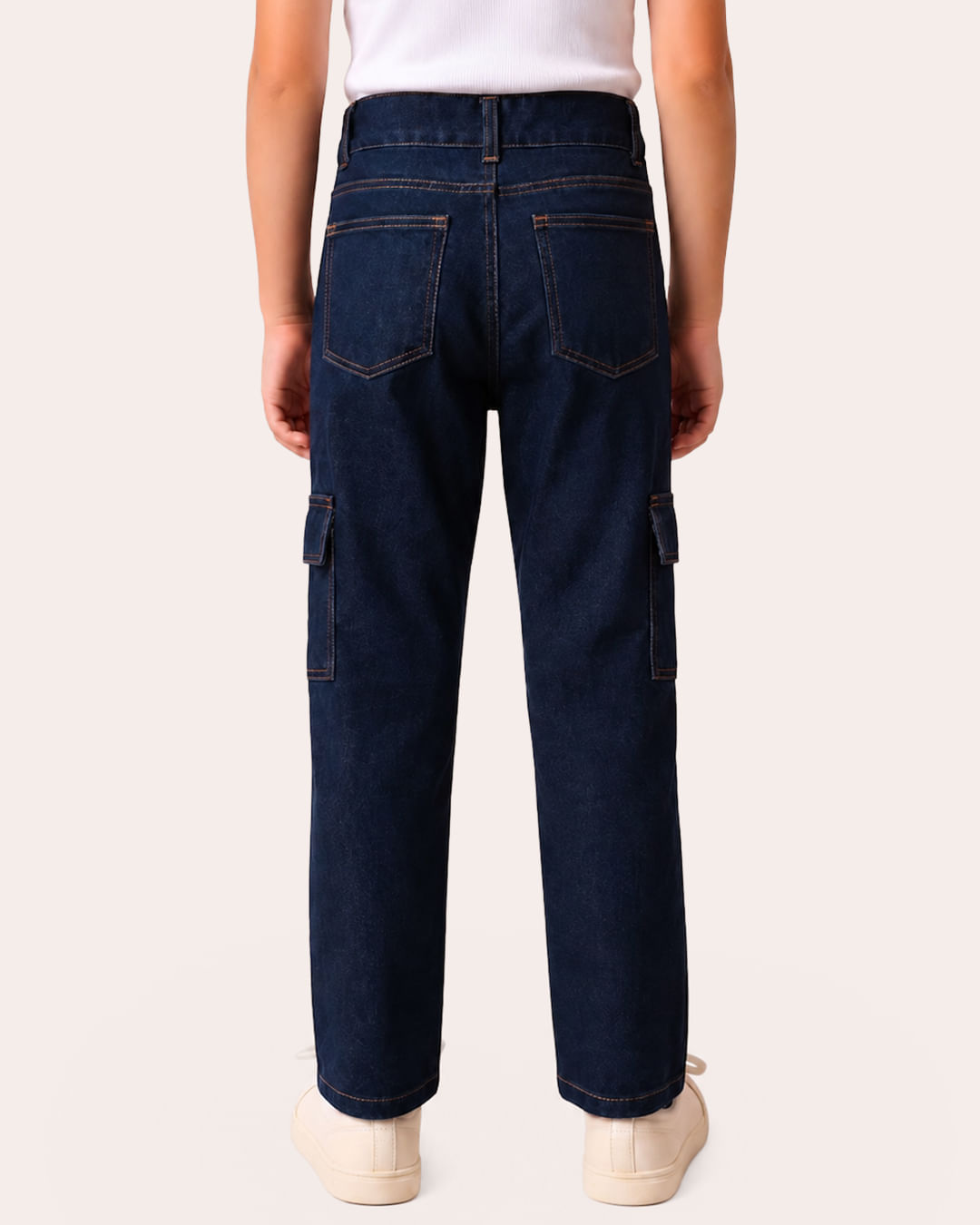 Calca-Cargo-Jeans-M-48---Jeans-Blue