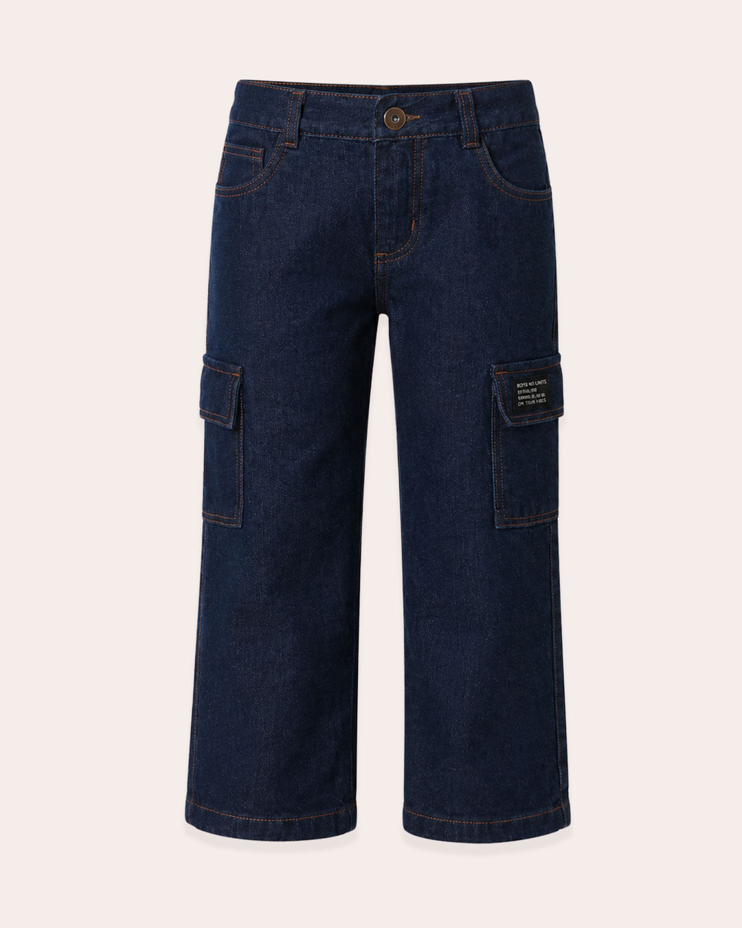 Calca-Cargo-Jeans-M-48---Jeans-Blue