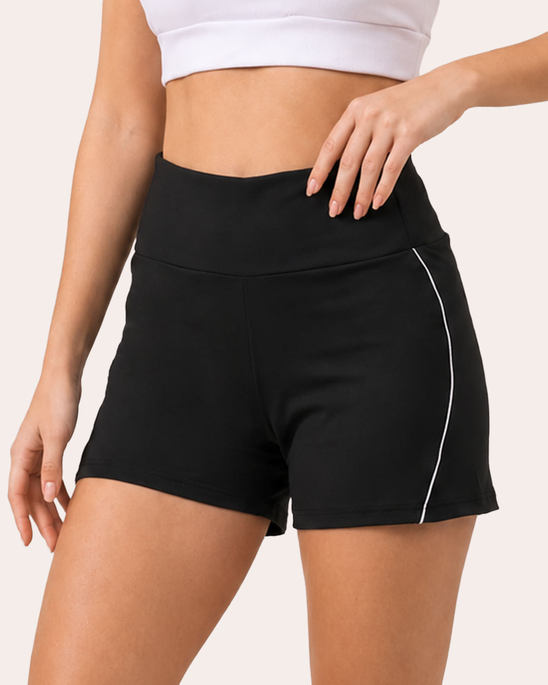 Shorts-80226tta-Com-Friso-Constrante---Preto