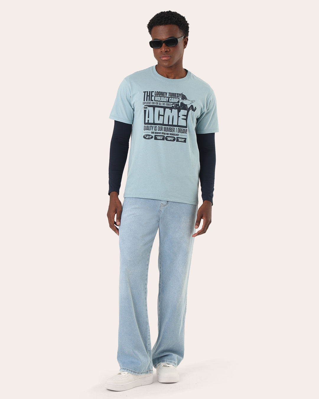 Camiseta-Looney-Tunes-T1221-Azul-Pgg---Azul