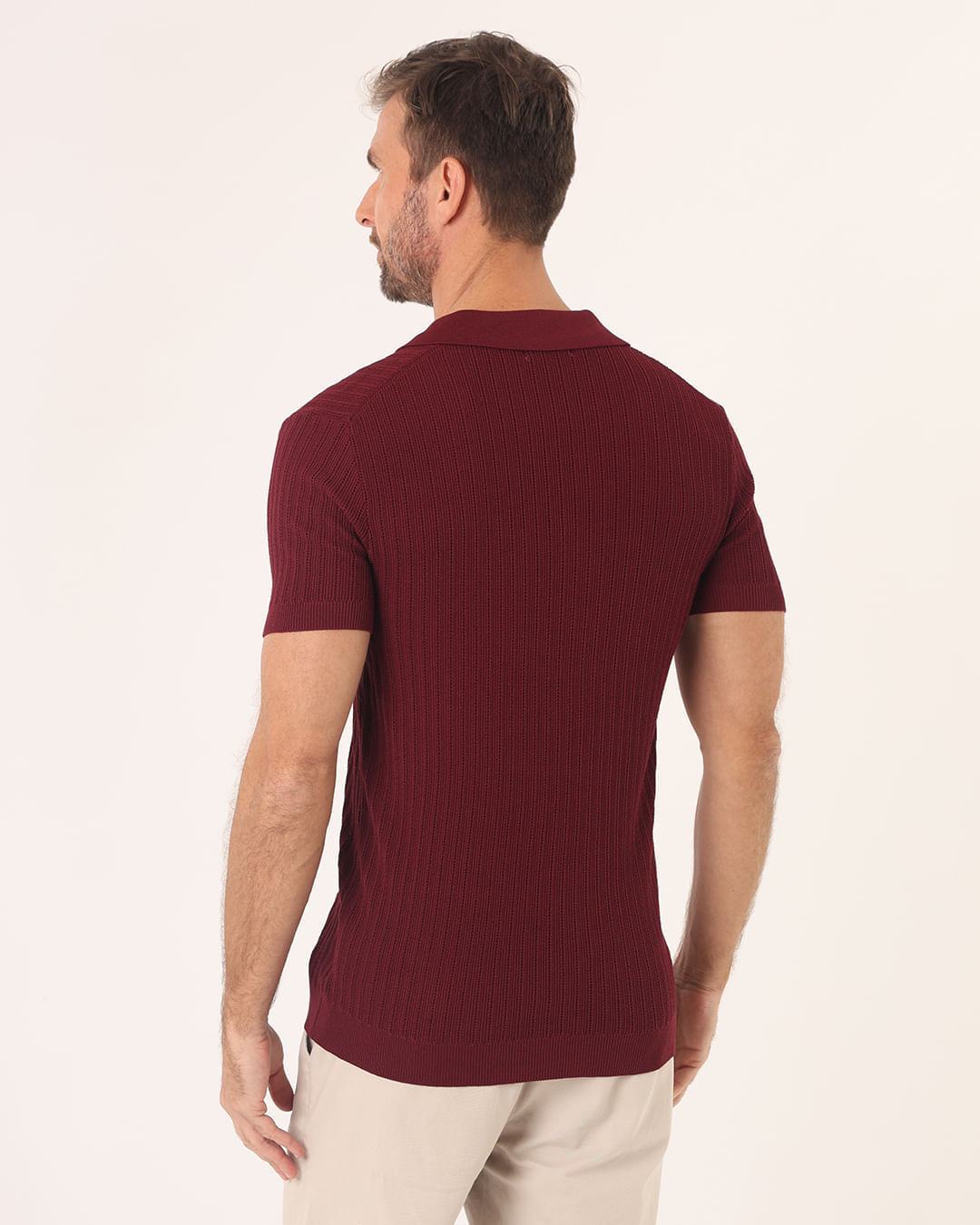 Polo-Tricot-V-Text-Vnh---Vinho