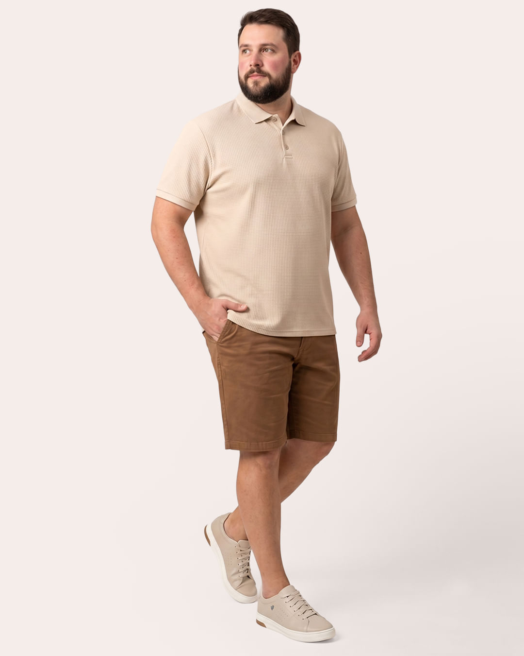 Polo-Trc1063-Textura-Areia-Plus---Bege