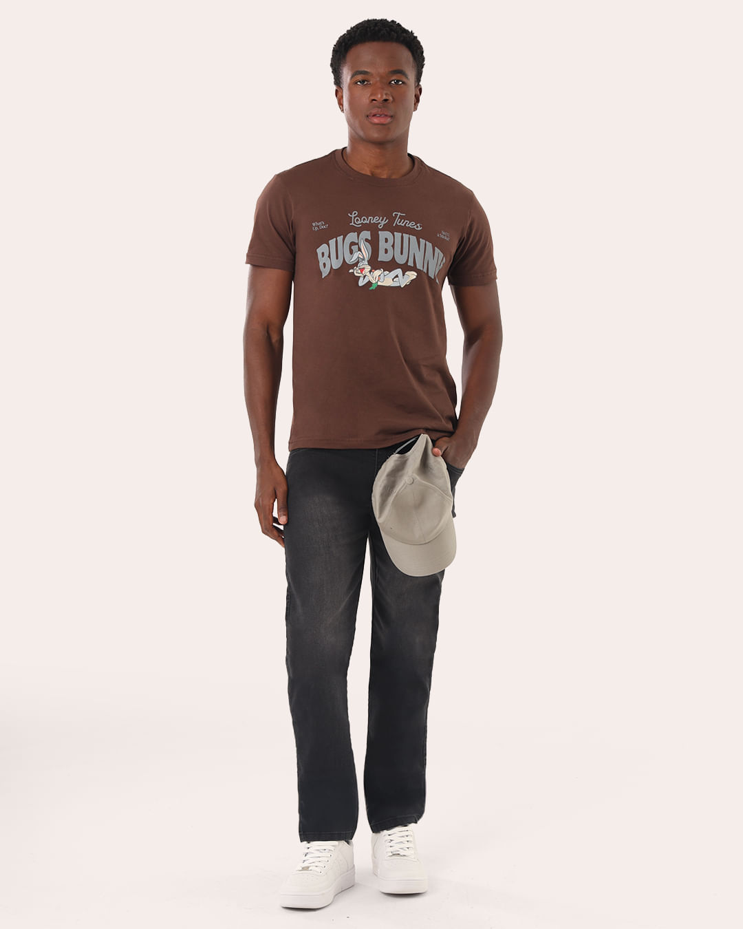 Camiseta-Looney-Tunes16008tw-Khaki-Pgg---Marrom