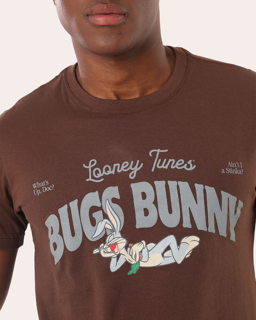 Camiseta-Looney-Tunes16008tw-Khaki-Pgg---Marrom