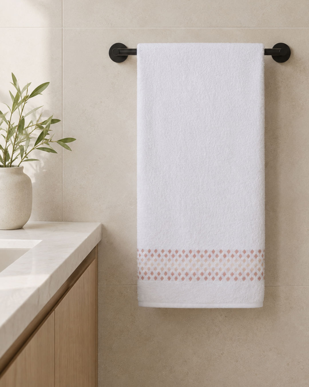 Toalha de Banho Döhler Aurora Branco
