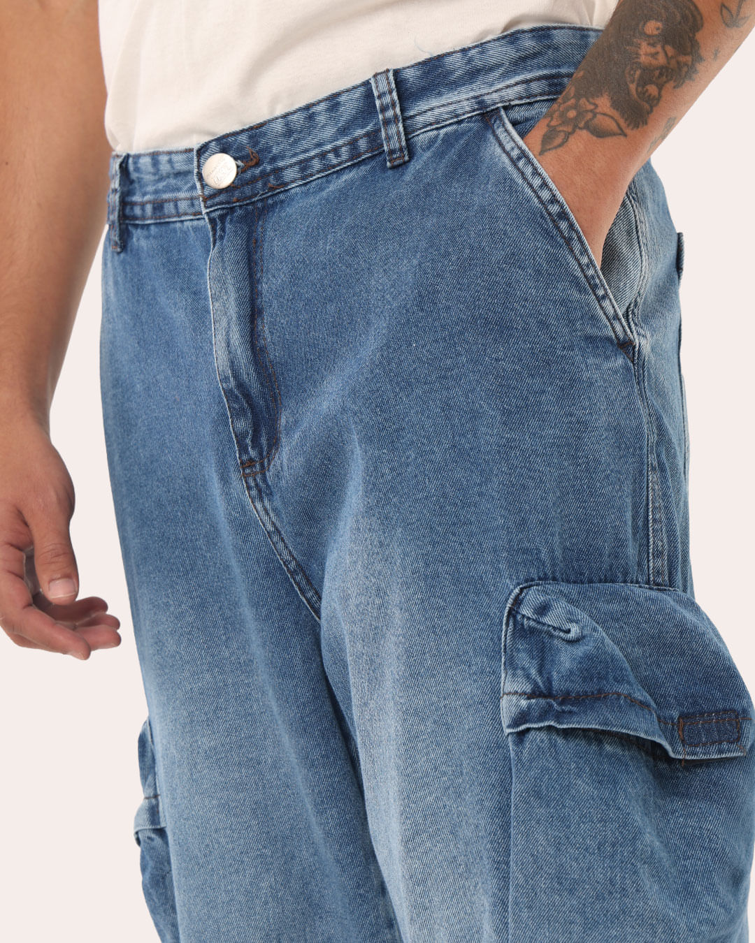 Calca-Jns-Jvm-Bgg-Azm-Cargoziper-----Jeans-Blue