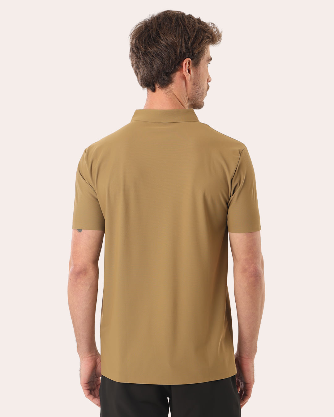 Polo-Nw-2540-043-Poliamida-Contr-Caqui---Khaki