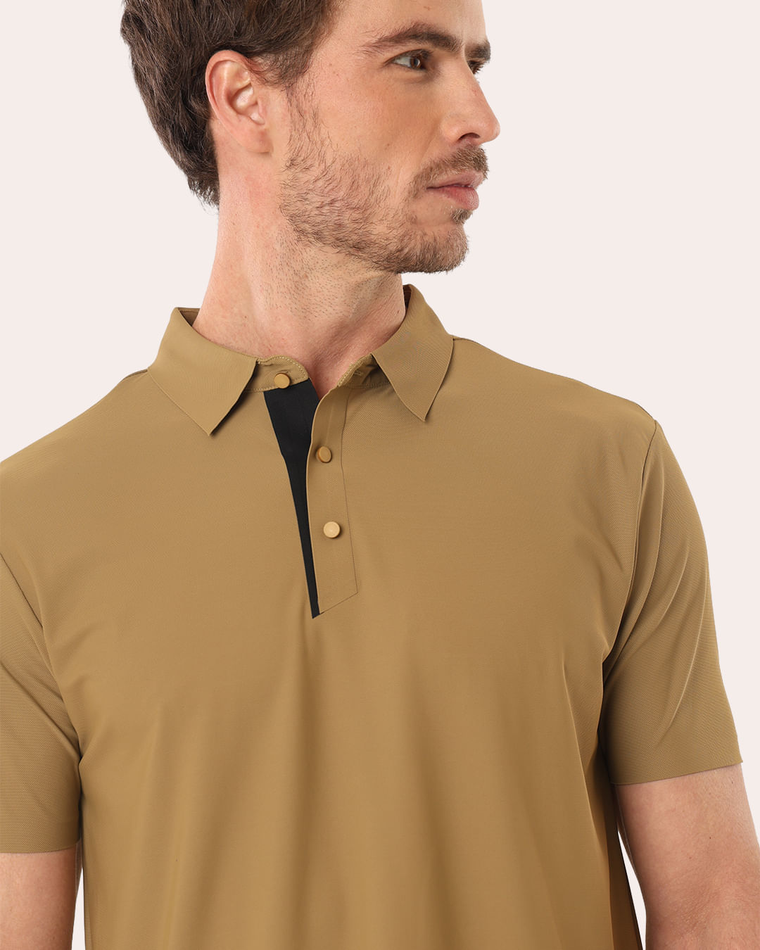 Polo-Nw-2540-043-Poliamida-Contr-Caqui---Khaki