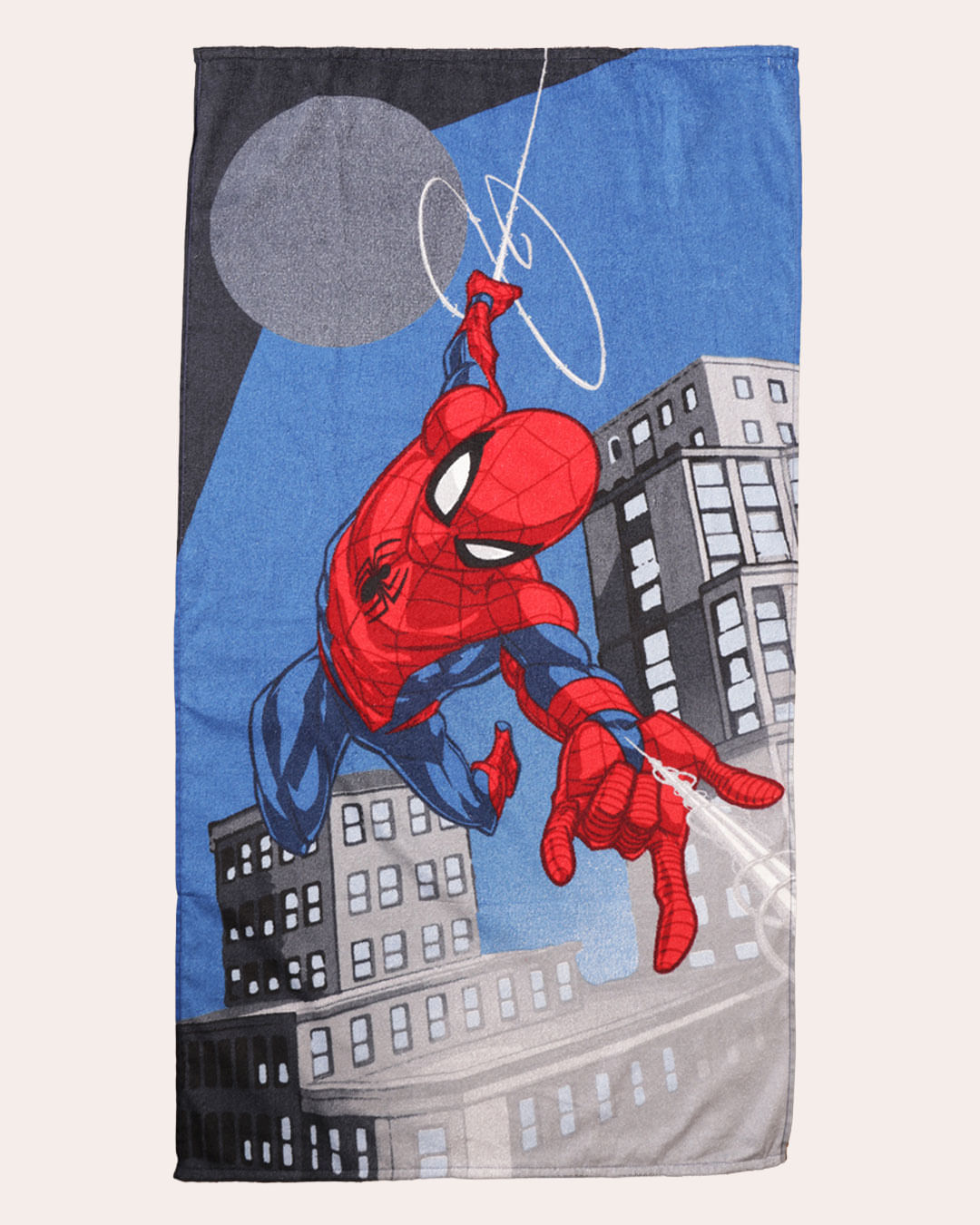 Toalha de Banho Infantil Marvel Homem-Aranha Azul