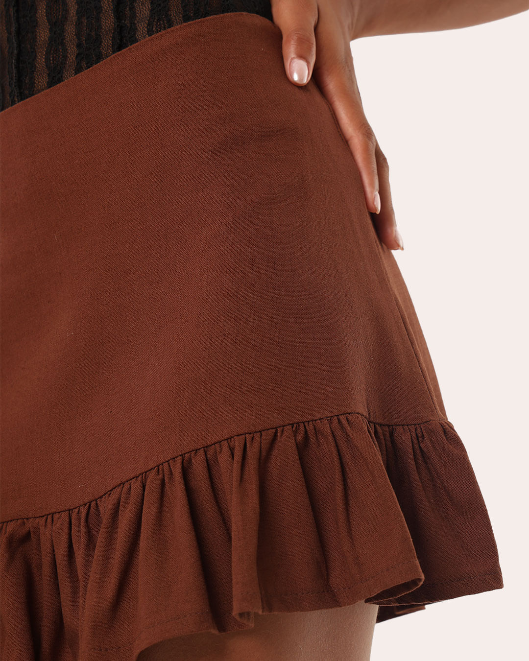 Saia-4596-Babado-Linho-Pgg---Marrom