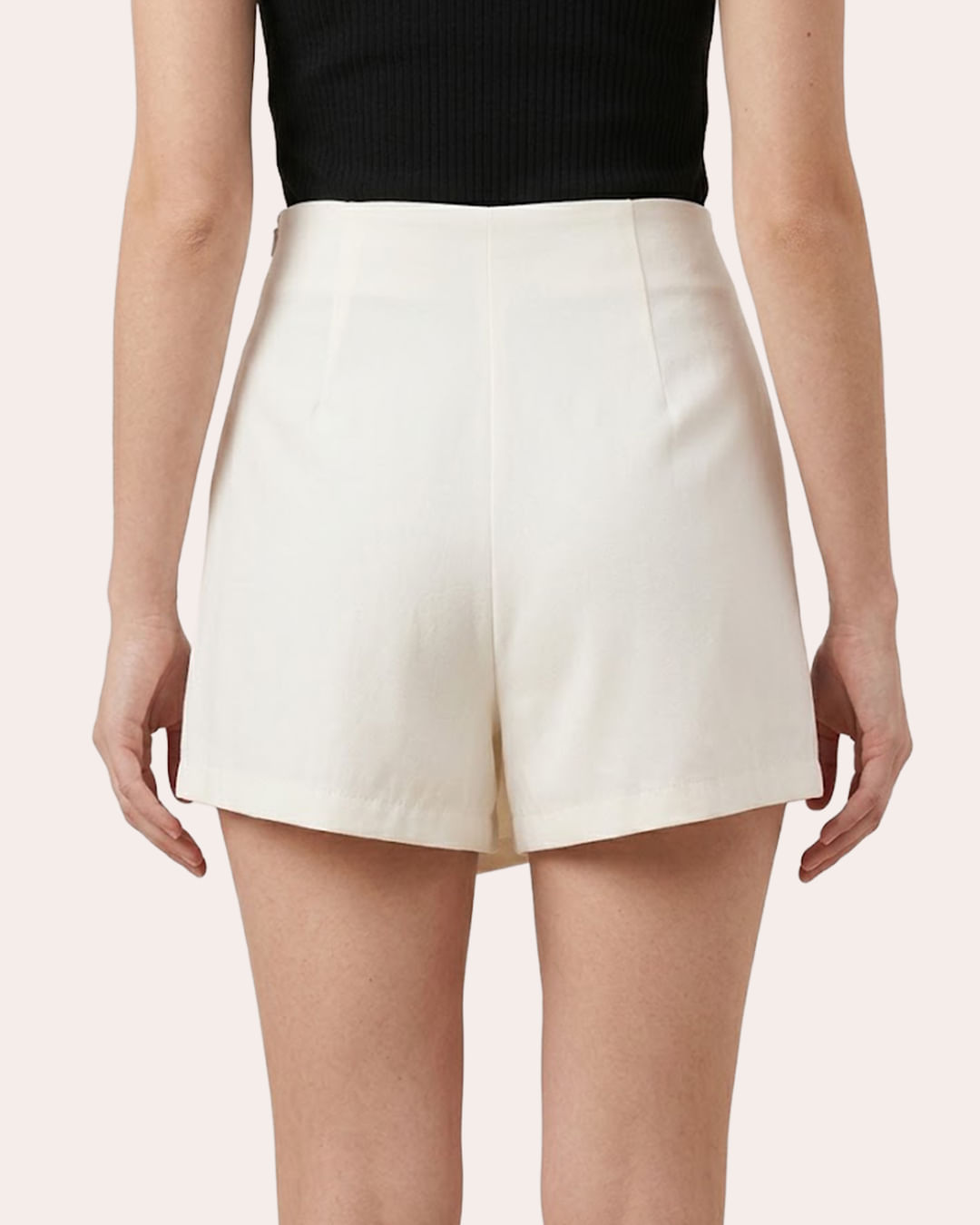 Shorts-Saia-4591-Plissada-Pgg---Off-White