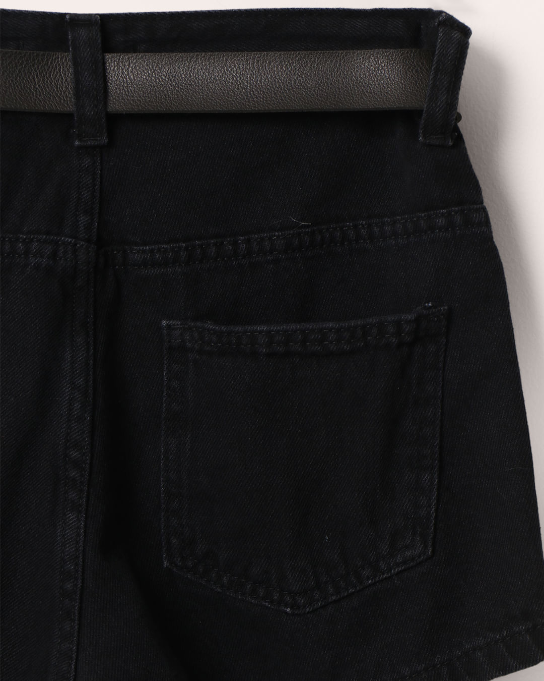 Shorts-Black-Jeans-Cint-Pu---Preto