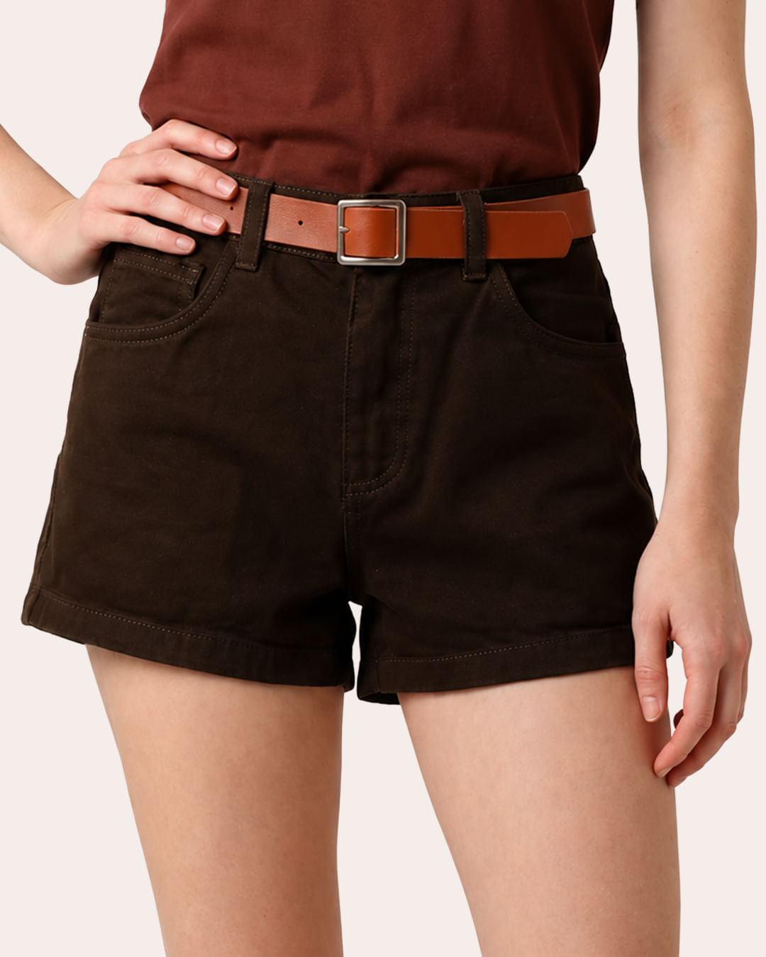 Shorts-Sarja-Cinto-Pu-Marrom---Marrom