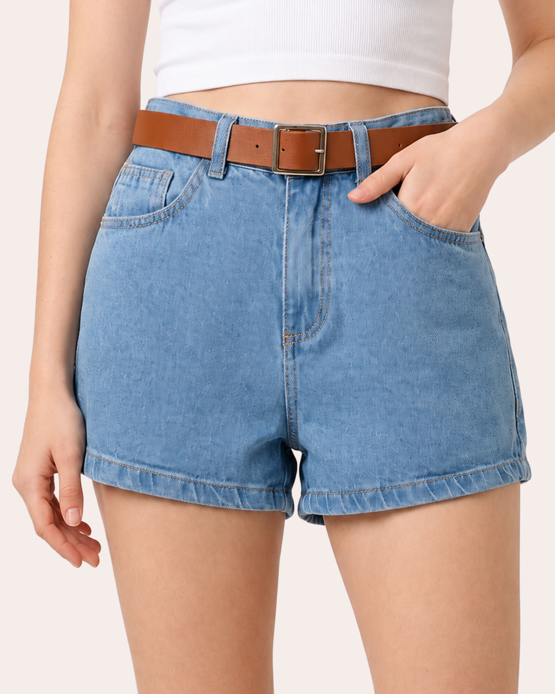 Shorts-Jeans-Cinto-Pu-Azc---Jeans-Blue