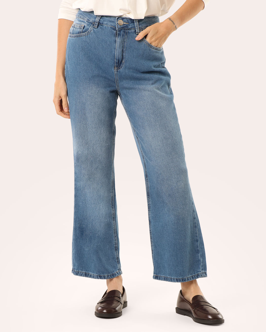 Calca-Jeans-Reta-Cropped-Azm-Cint-Alta---Jeans-Blue
