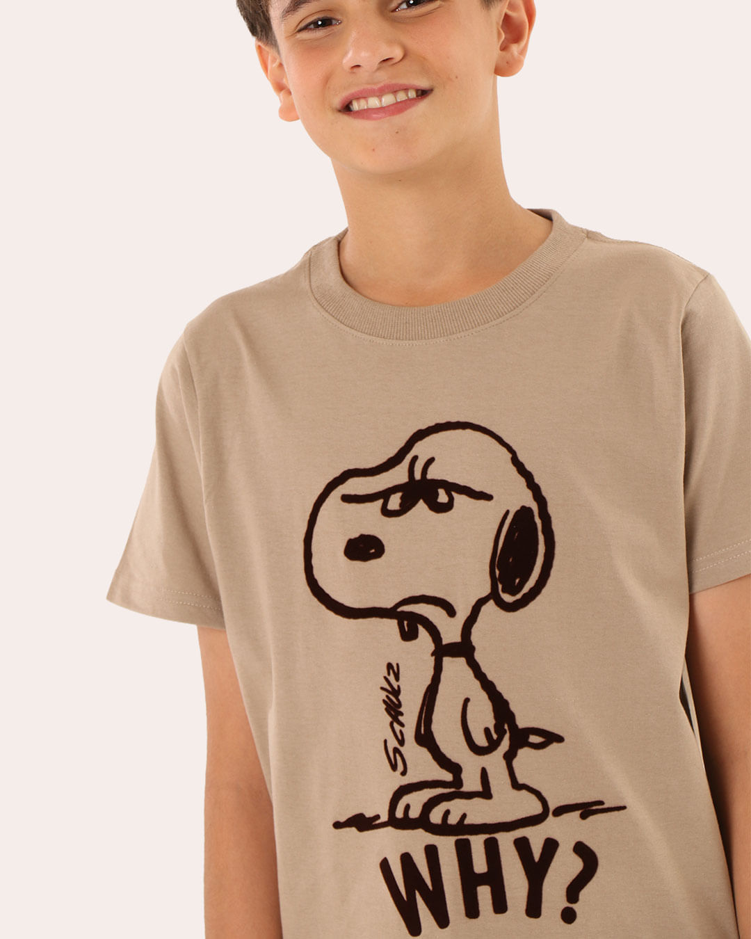 Camiseta-E5078-Mc-M-1016-Snoopy-Flocad---Bege