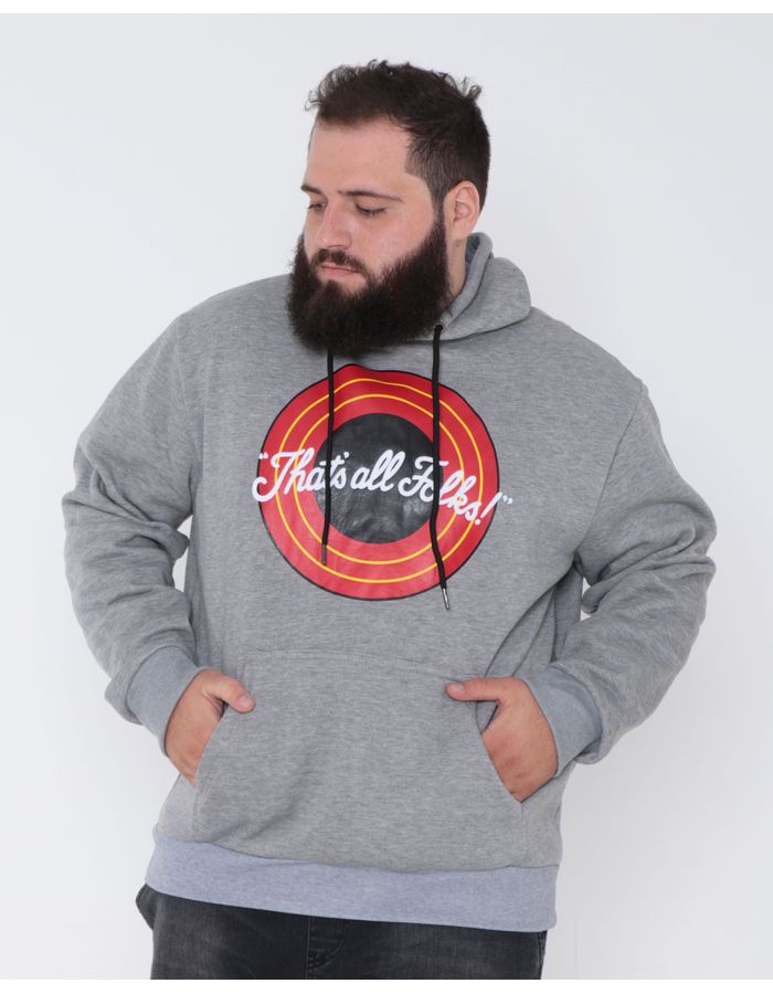 Blusao-Moletom-Masculino-Plus-Size-Looney-Tunes-Cinza