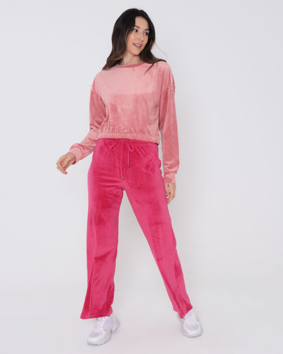 Blusa-Feminina-Plush-Manga-Longa-Cropped-Rosa-Clara