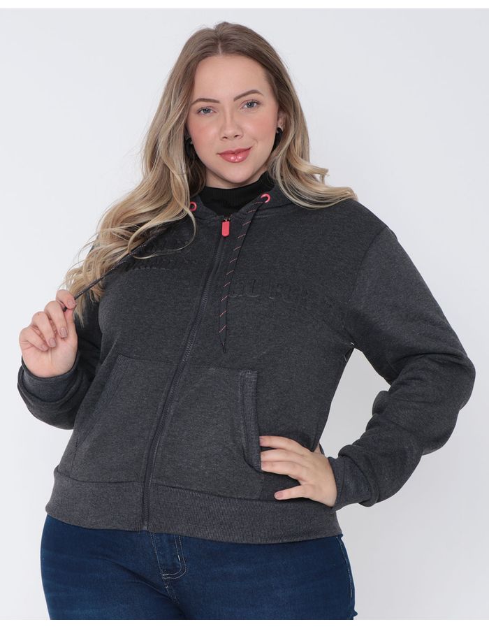 Casaco-Plus-Size-Feminino-Moletom-Cinza-Escuro