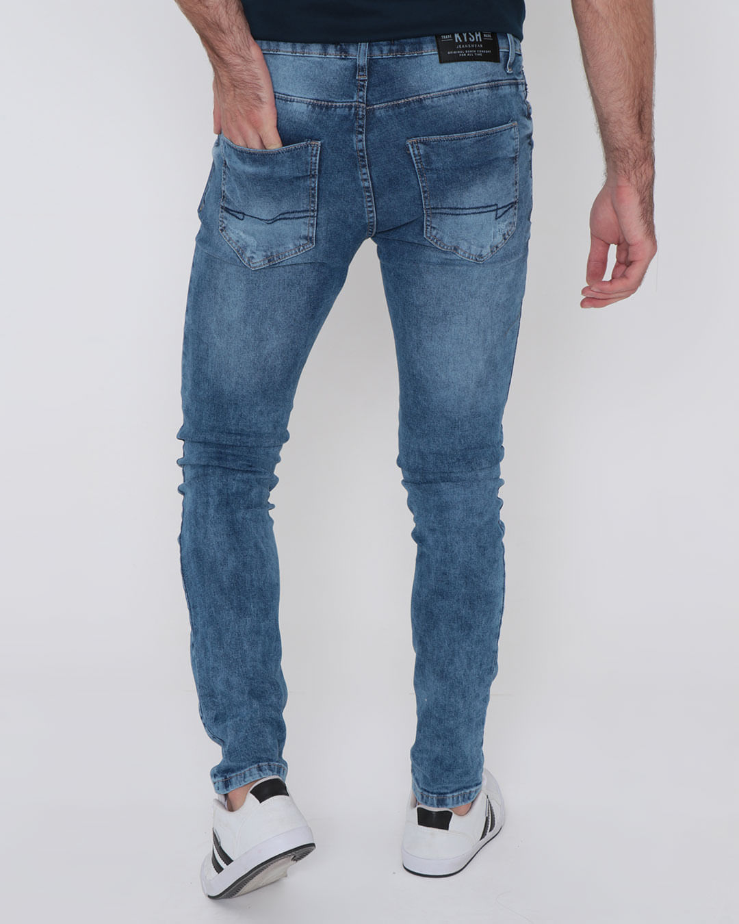 Calca-Jeans-Masculina-Skinny-Estonada-Azul-Claro