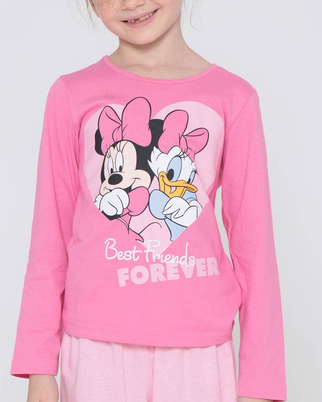 Pijama-Infantil-Minnie-E-Margarida-Disney-Rosa-Medio