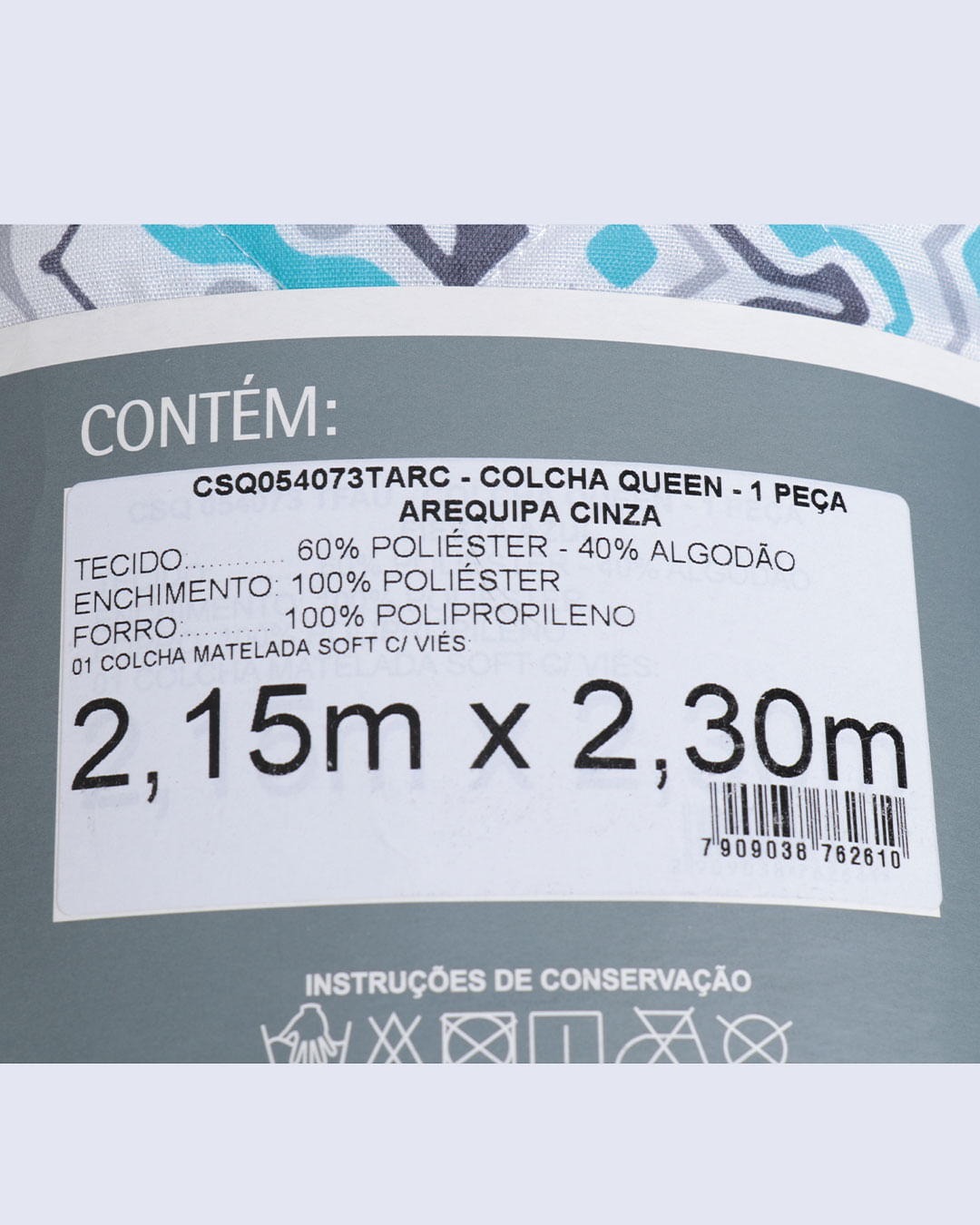 Colcha-Queen-Soft-Matelasse-Arequipa-Geometrica-Andreza-Cinza