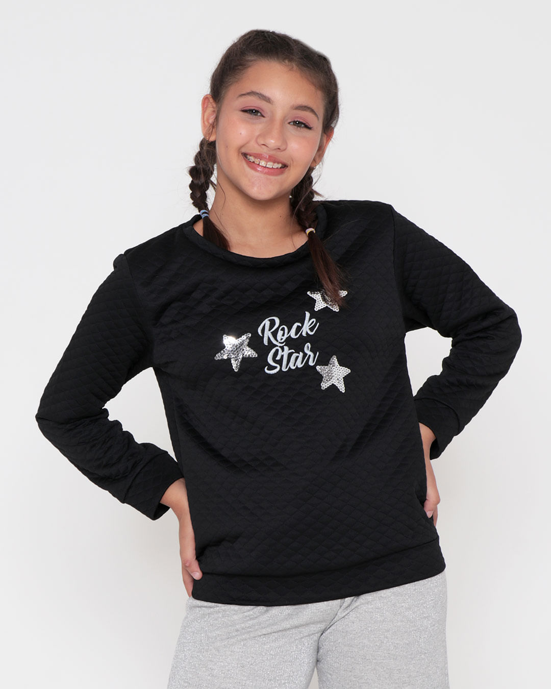 Blusa-Juvenil-Matelasse-Rock-Star-Paete-Preta