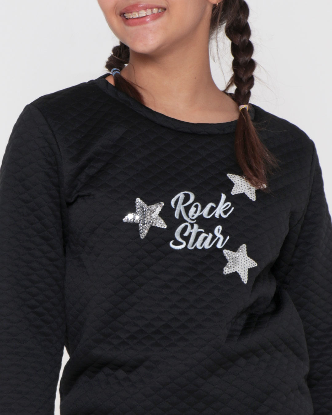 Blusa-Juvenil-Matelasse-Rock-Star-Paete-Preta