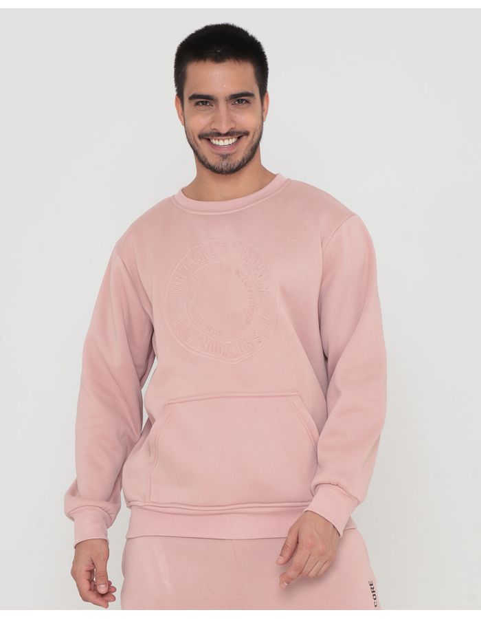 Blusao-Moletom-Masculino-Estampa-Auto-Relevo-Rosa-Claro