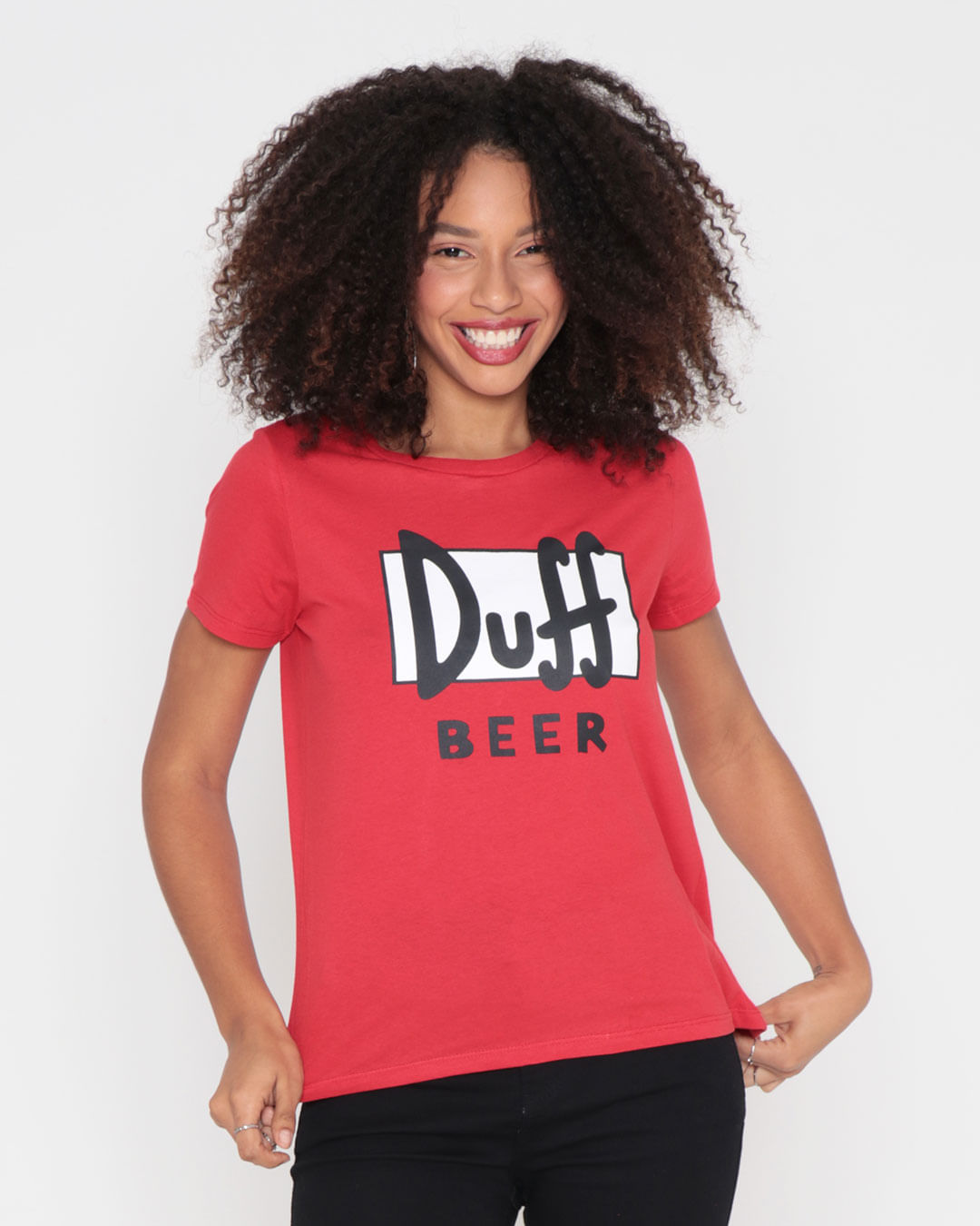 Camiseta-Feminina-The-Simpsons-Beer-Vermelha