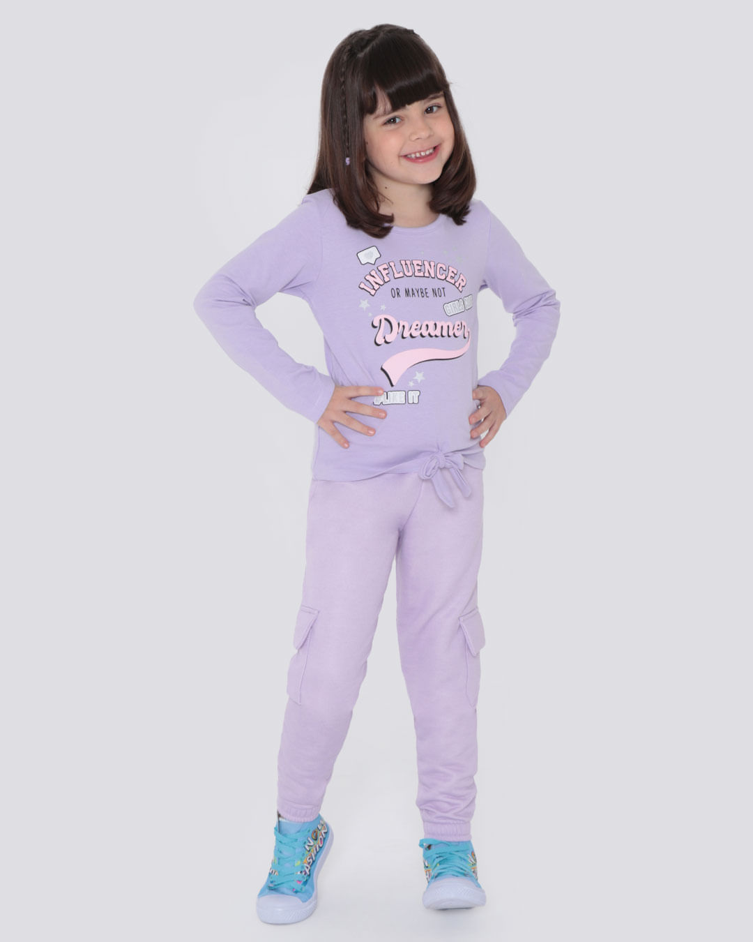 Calca-Moletom-Infantil-Jogger-Bolso-Cargo-Lilas