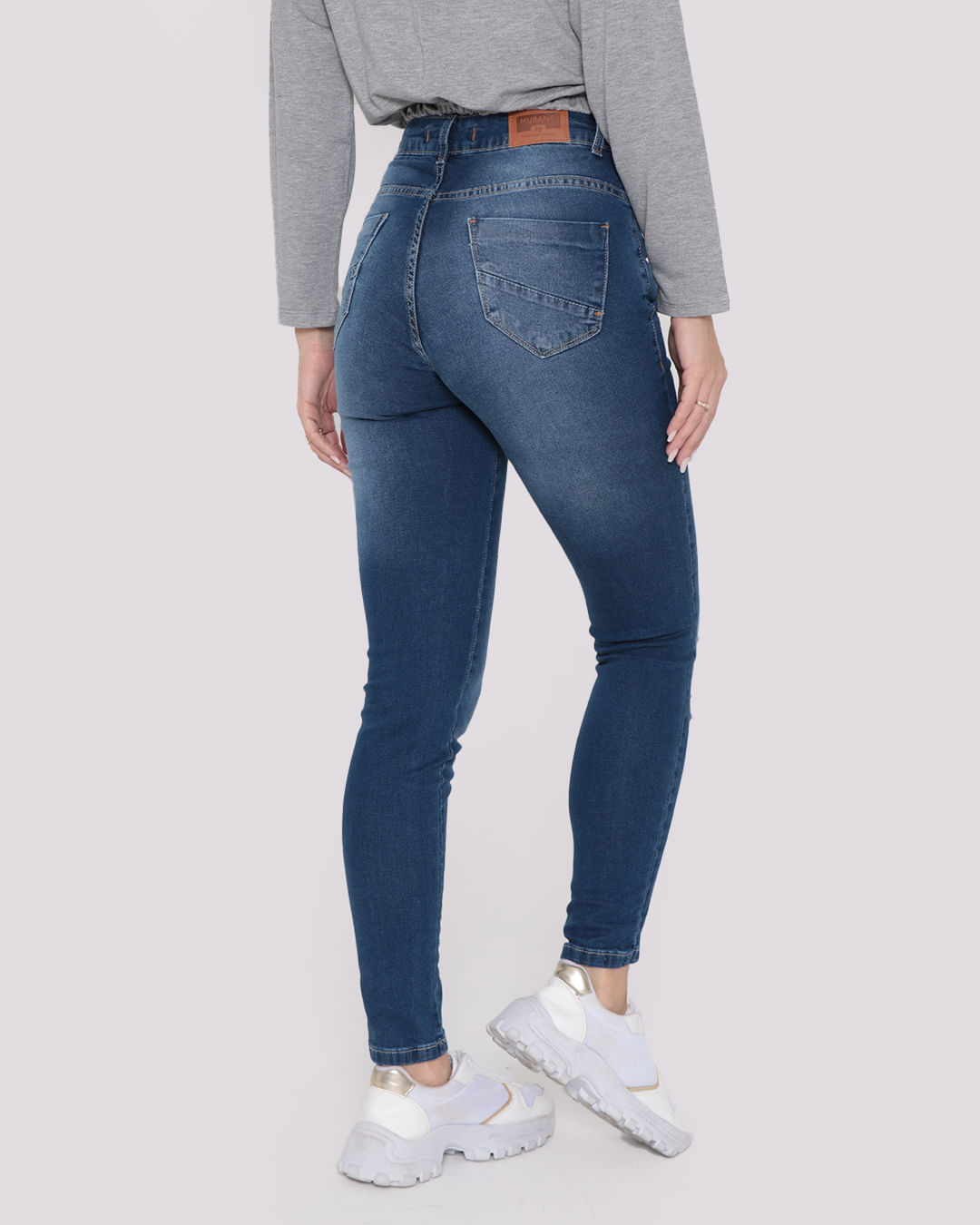 Calca-Jeans-Feminina-Skinny-Com-Puidos-Azul