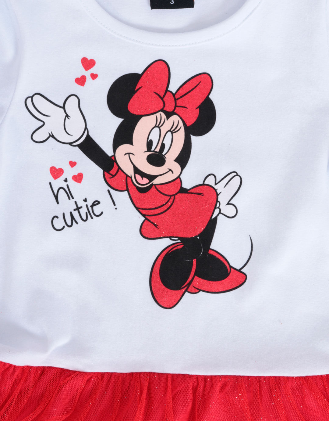 Vestido-Bebe-Manga-Longa-Tule-Minnie-Mouse-Disney-Branco