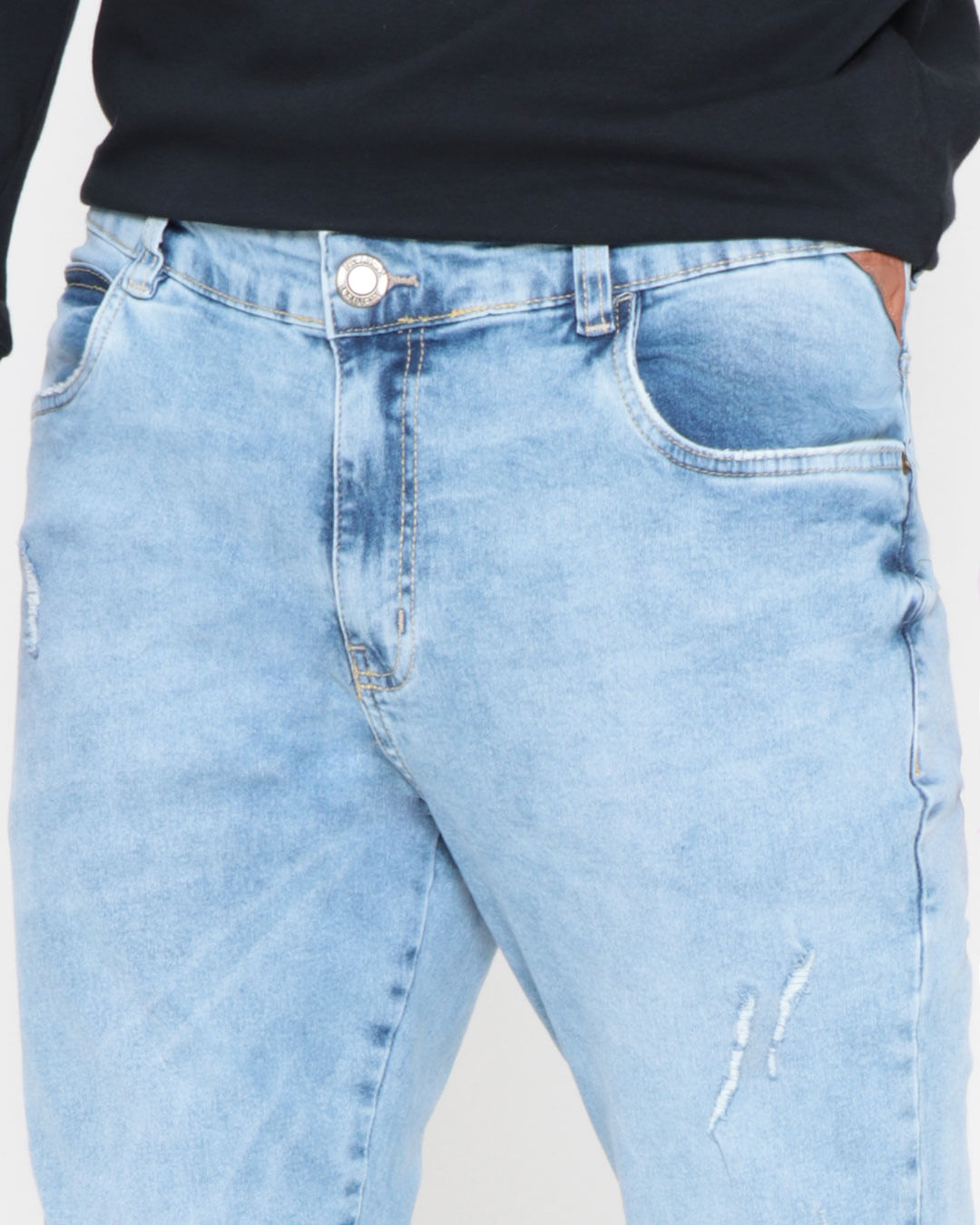 Calca-Jeans-Masculina-Skinny-Destroyed-Azul-Claro