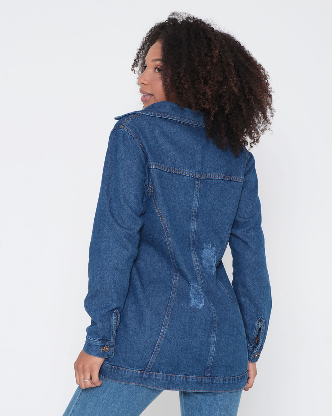 Jaqueta-Jeans-Feminina-Puido-Azul-Medio