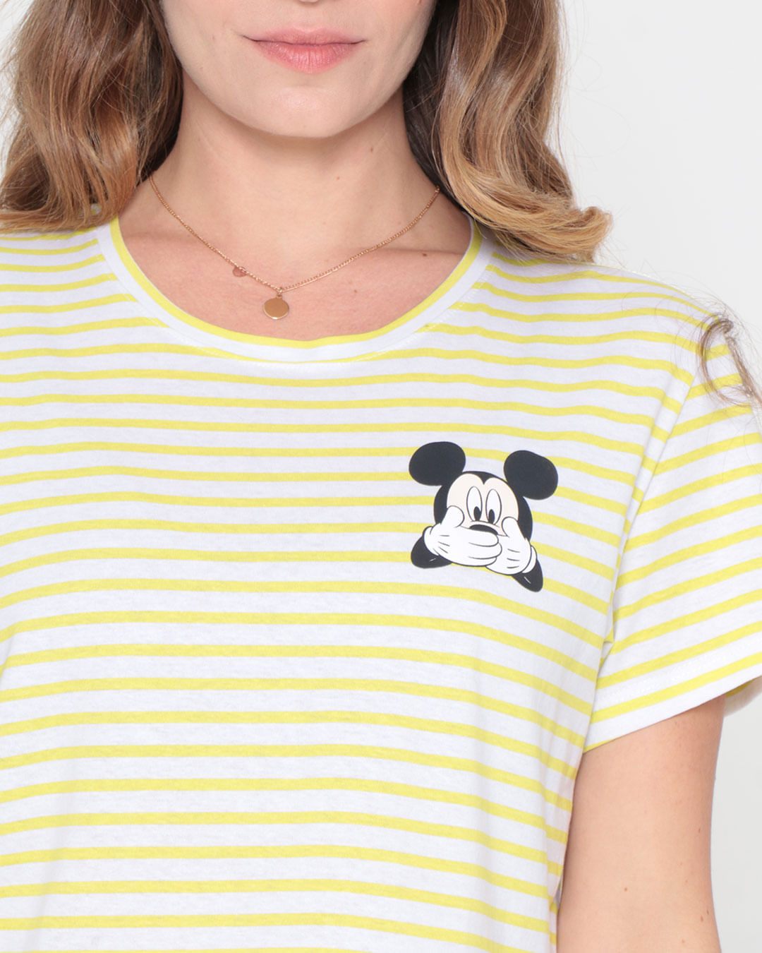 Camiseta-Cropped-Listras-Estampa-Mickey-Disney-Off-White
