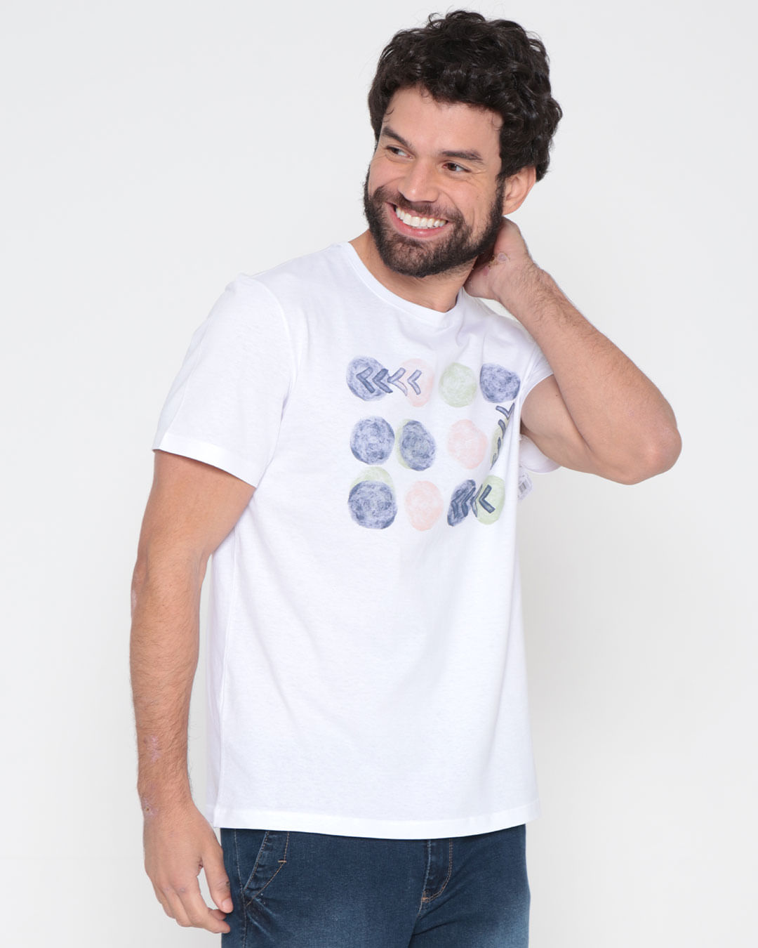 Camiseta-Masculina-Estampa-Aquarela-Branca