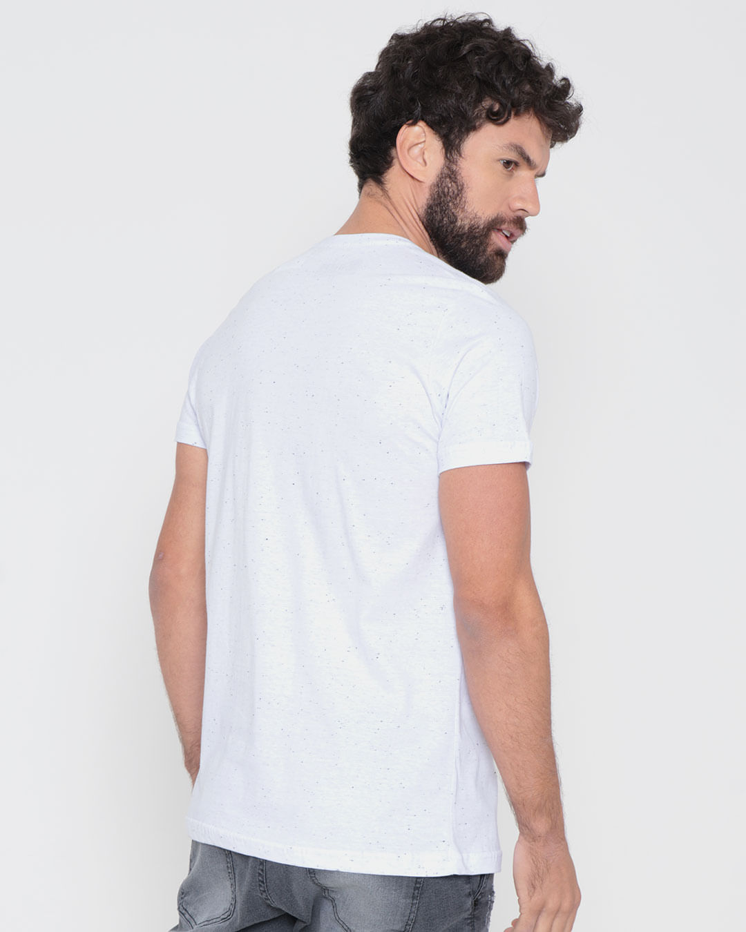 Camiseta-Masculina-Botone-Estampa-Globo-Branca