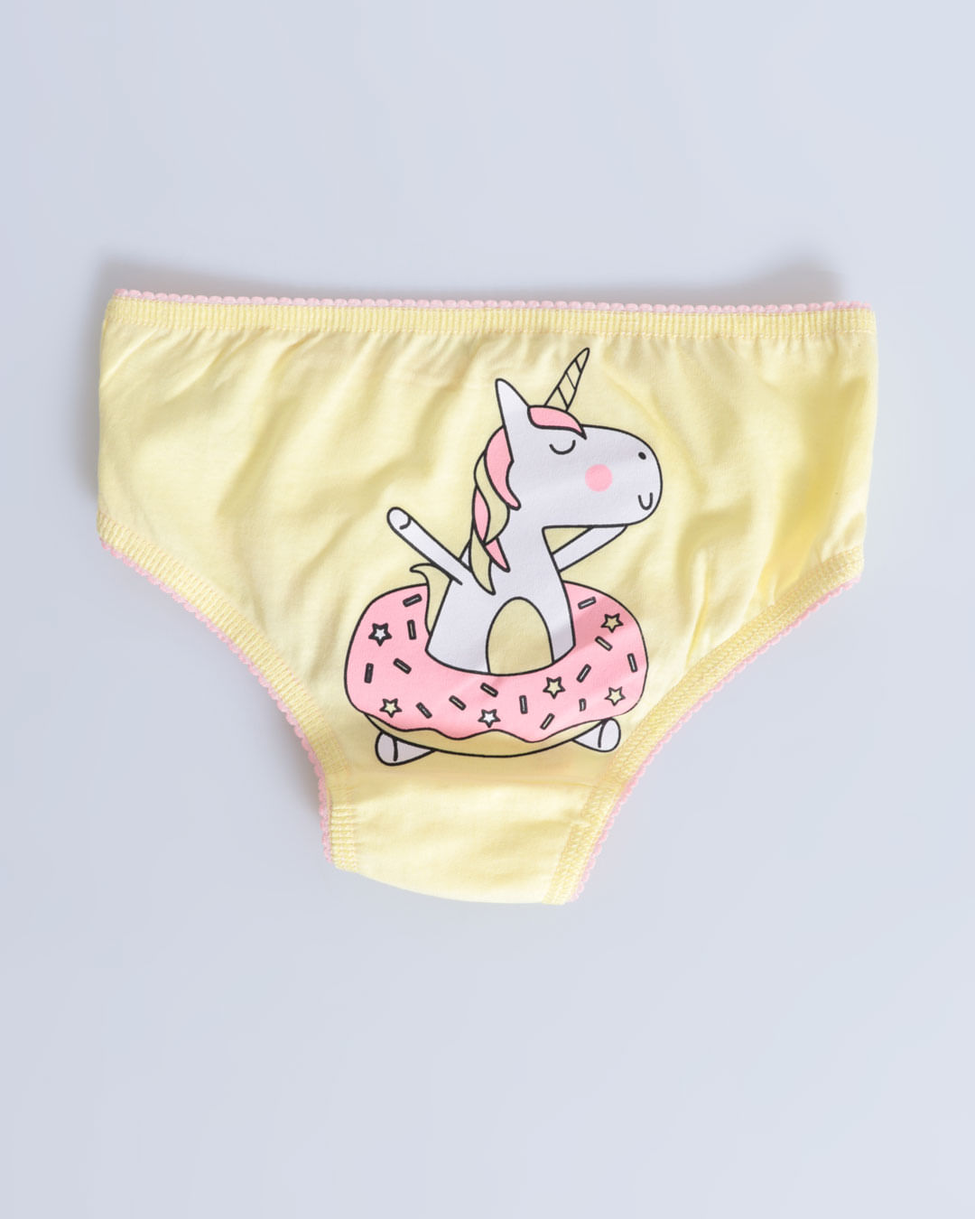 Conjunto-Pijama-Bebe-Blusa-E-Calcinha-Estampa-Unicornio-Amarelo-Claro