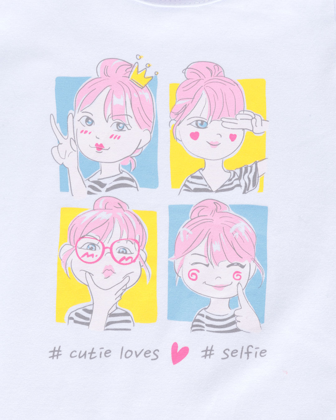 Blusa-Bebe--Estampa-Love-Selfie-Branca